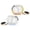 White and Yellow, variant on M Buder LED Angel Eyes Halo DRL Bezel Shrouds 12V 5W Ring Covers for 3 Inch Bi Xenon LED Dual Lens Headlight White Light 2 Pack Universal Fit Retrofit Kit
