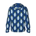 thumbnail image 3 of Daiia Beautiful King Penguin Pattern UPF 50+ Sun Protection Hoodie Jacket Lightweight Long Sleeve Sun Shirt for Women Men with Pocket Hiking Outdoor-XX-Large, 3 of 9
