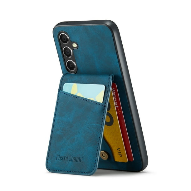 For Samsung Galaxy A13 A14 A22 A23 A24 A33 A34 A51 A52 A53 A54 A71 A72 A73 Case, Dual Layer Lightweight Premium Leather Case Wallet With Card Holders Magnetic Lock Flip Protective Phone Case