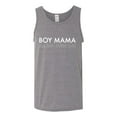 thumbnail image 2 of Boy Mama All Day Everyday Mom Son Gift | Mens Mother's Day Graphic Tank Top, Heather Grey, Small, 2 of 4
