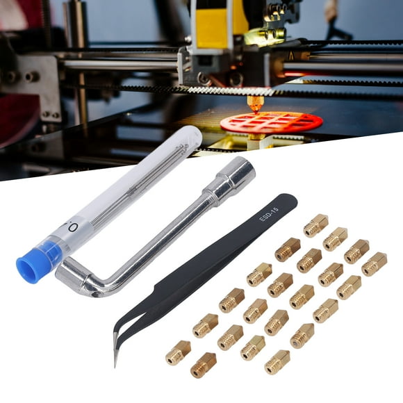 Extruder Nozzle Set, MK8 3D Printer Nozzles Long Service Life For Ender