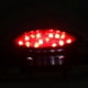 thumbnail image 3 of Universal 12V Motorcycle Brake Tail Light LED Rear Lamp Modified AccessoryBlack Bracket/ Smoky Light Lens/ Red Light, 3 of 3