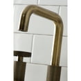 thumbnail image 4 of Kingston Brass KS1413RKX Webb Widespread Bathroom Faucet with Knurled Handle and Push Pop-Up Drain, Antique Brass, 4 of 8