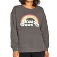 thumbnail image 4 of Wildfox Women's Long Sleeve French Terry Statement Sweatshirt (Charcoal, S), 4 of 4
