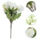 thumbnail image 4 of KAKOWELY Ramo artificial de flores de imitación de margaritas rosas artificiales para jarrón de mesa, 4 of 5