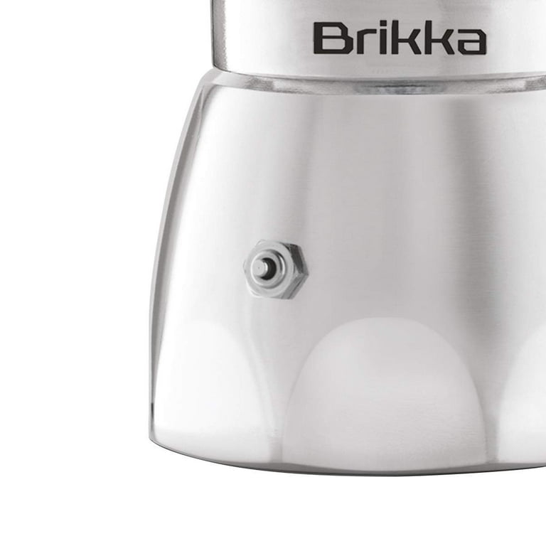  Bialetti 07008 Brikka Espresso Machine, 2 Cups: Stovetop Espresso  Pots: Home & Kitchen