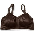 thumbnail image 4 of Bali Women's Double Support Wireless Soft Touch with Cool Comfort Bra DF0044, Warm Cocoa Brown, 34D, 4 of 4