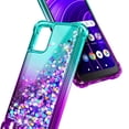 thumbnail image 3 of Nagebee For Blu View Speed 5G Phone Case Women's Cute Glitter Liquid Phone Cover, 3 of 6