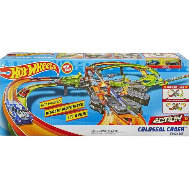 Pista De Juguetes SuperMega Colossal Lucha Extrema Hot Wheels