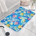 thumbnail image 3 of Pioneer Flower Floral Print Flannel Non Slip Door Rugs,Washable Door Mats Indoor,Decorative Door Mats,Dirt-Resistant and Absorbent Doormat for Entrance,Bedroom,Kitchen,Bathroom,31.5"x17", 3 of 4