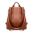 thumbnail image 2 of Leather Backpack for Women, Limited Edition Anti-Theft Backpack Purse – Large-Capacity Soft Leather Rucksack, Versatile Fashion Leisure Shoulder Bag, 2 of 3