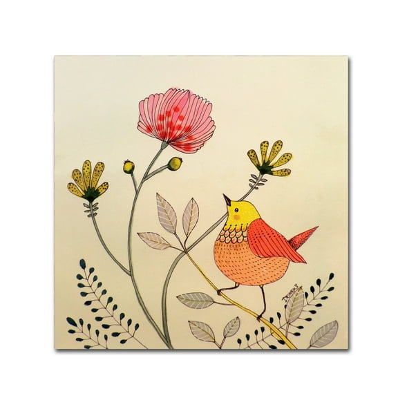 Trademark Fine Art Sylvie Demers La Vie Est Belle Canvas Wall Art - 24x24