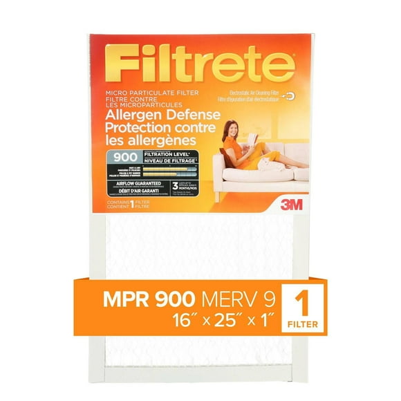 Filtrete™ Allergen Defense Micro Particulate Filter, MPR 900