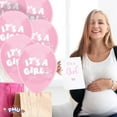thumbnail image 3 of PMU Baby Shower Balloons 11 Inch It's a Girl Baby Pink Latex Pkg/100, 3 of 7