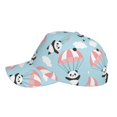 thumbnail image 2 of Lsque Cute Panda Flying in the Sky Baseball Cap Trucker Low Profile Hat Golf Dad Hat Adjustable Original Classic Unconstructed Plain Cap Men Women, 2 of 9