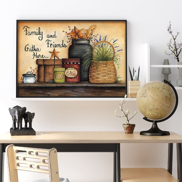 Cuadros Decorativos 5D DIY cocina suministros completo redondo taladro diamante pintura dibujo Ehuebsd embutido en tela