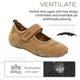 thumbnail image 2 of Women's Casual Shoes Breathable Non-slip Sneakers Outdoor Walking Shoes Lightweight Comfortable Loafers Brown 8.5 US, 2 of 7