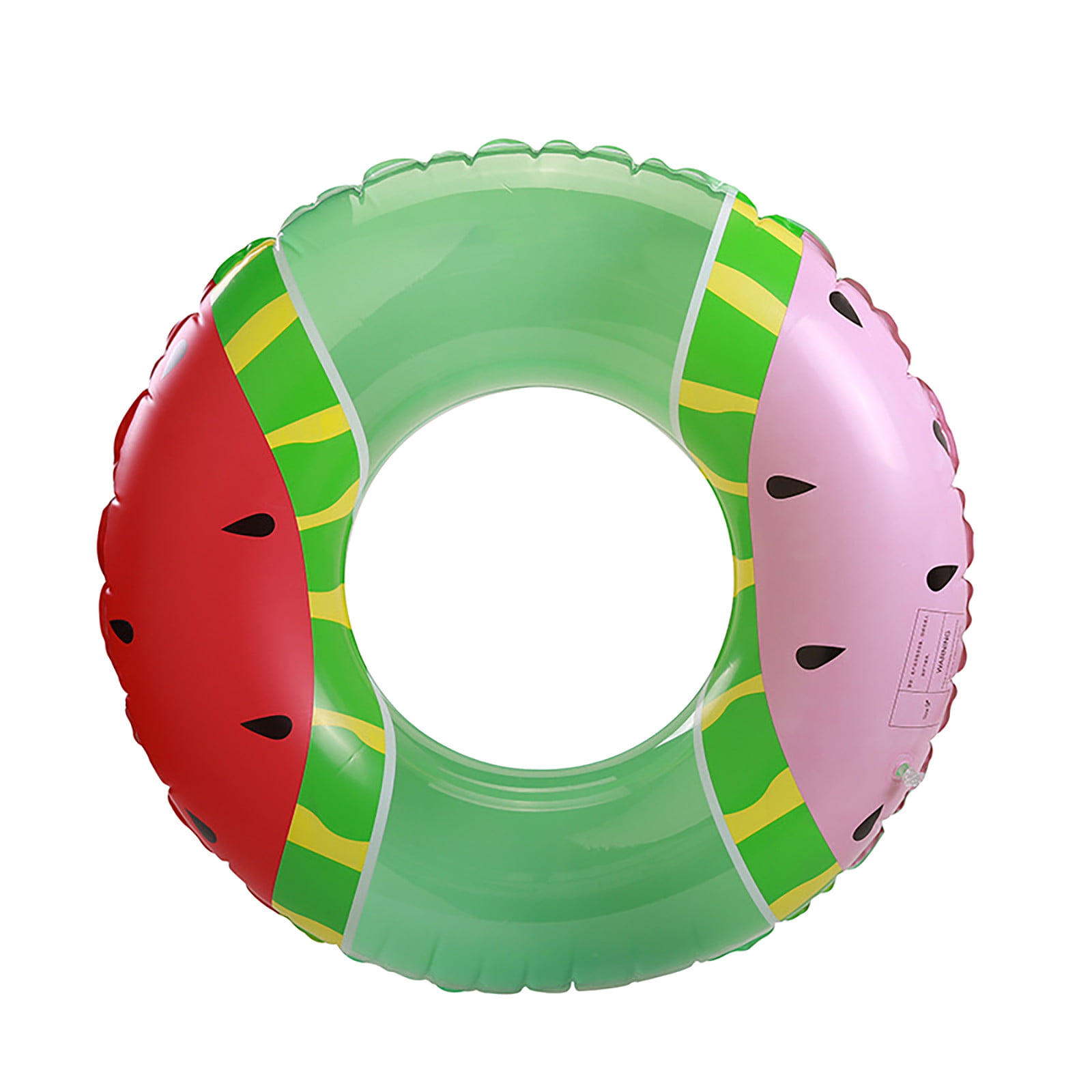 60cm Outdoor Watermelon Swimming Ring Inflatable Pool Float Circle PVC 