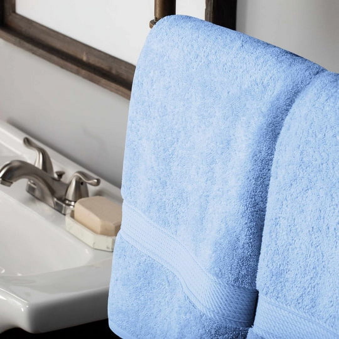 Egyptian Cotton 900 GSM Hotel Quality 2-Piece Bath Towel Set Light Blue