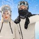 thumbnail image 4 of Sombreros de invierno para hombres y mujeres,Gorra fría con máscara facial completa,Sombrero de caza de invierno,Sombrero de aviador con gafas, 4 of 5