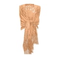 thumbnail image 4 of Elegant Lace Shawl Wrap for Weddings and Formal Occasions Sophisticated Evening Accessory for Bridesmaids and Guests Timeless Knitwork Shawl with Intricate Design, 4 of 4
