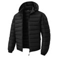 thumbnail image 5 of Purcolt Mens Big and Tall Hooded Puffer Jackets Trendy Casual Quilted Long Sleeve Full Zip Up Winter Thermal Outerwear Comfort Loose Fit Coats with Pockets, 5 of 7