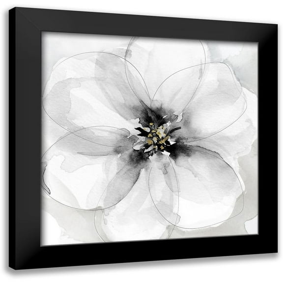 Robinson, Carol 12x12 Black Modern Framed Museum Art Print Titled - Bold Beginnings II