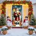 thumbnail image 4 of YZEGDCH Door Curtain, Xmas Party Background Door Cover, Outdoor Home Indoor School Winter New Year Decor, Gifts Under 10 Dollars, 4 of 6