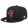 thumbnail image 3 of Men's New Era  Black Chicago Bulls Deceptor 59FIFTY Fitted Hat, 3 of 5