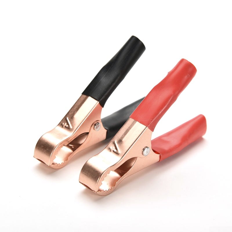 Copper Plated Alligator Battery Charger Clip Test Clamp For Jump Starter Durable 