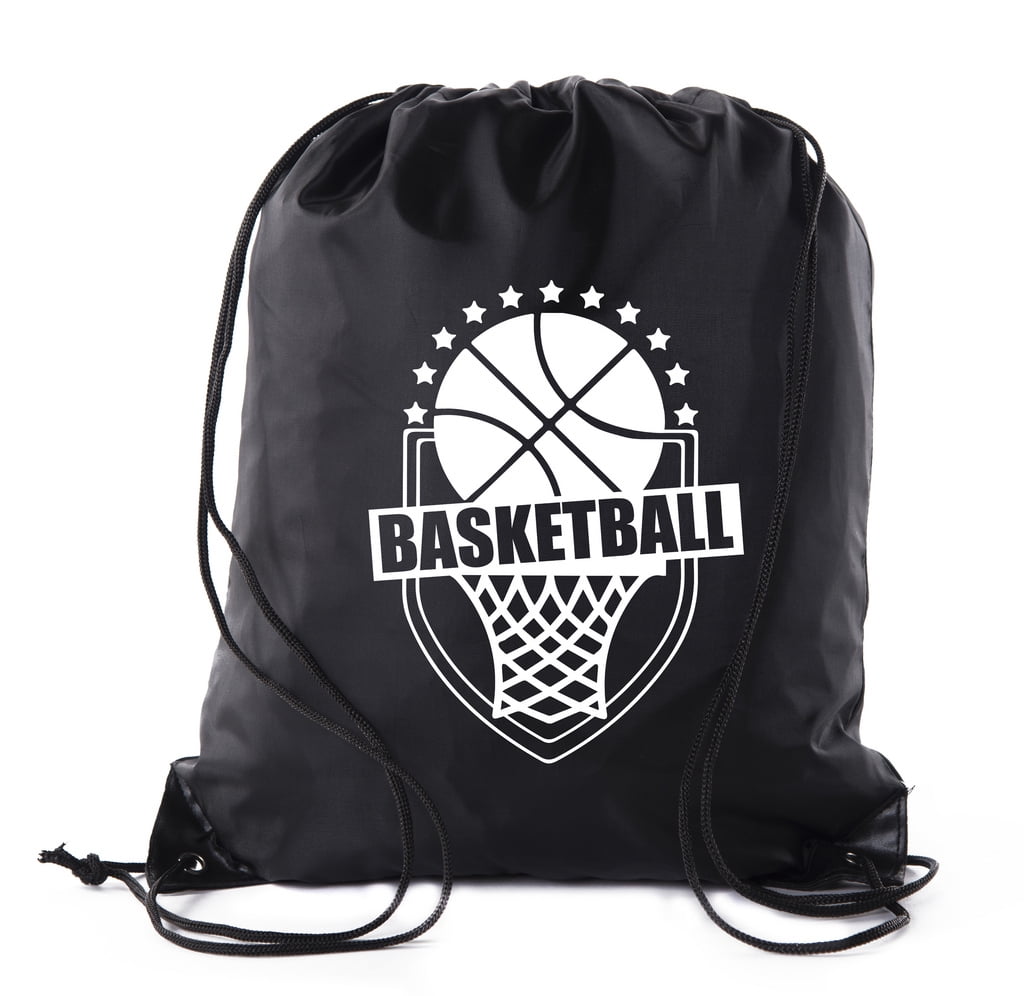 Outdoor Bags Small Basketball Bag Mesh Foldable Drawstring Ball