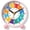 Pink, variant on Analog Alarm Clock for Kids: Telling Time Teaching Clock Learning Clock with Colorful Dial, Silent Wall Clock to Teach Kids How to Tell Time, Battery Operated Alarm Clock with Back-Light (Blue)
