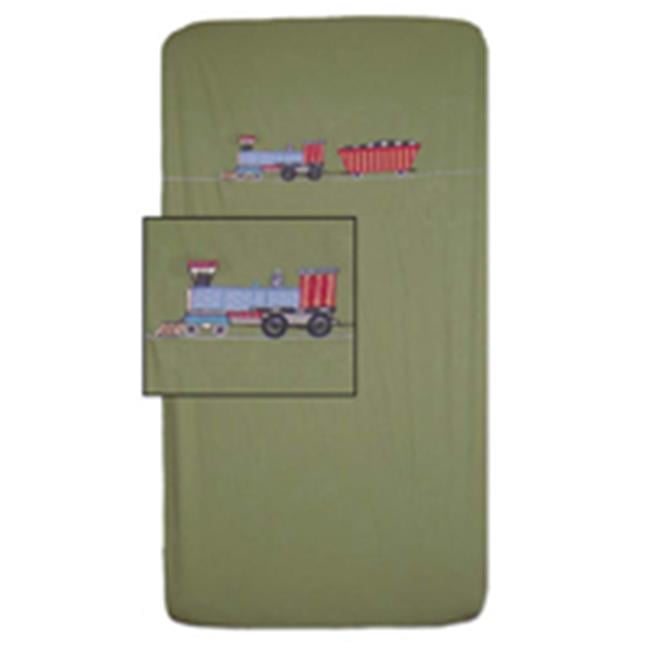 Patch Magic Shctran Train 44 Sheet Set Crib 30 X 50 In