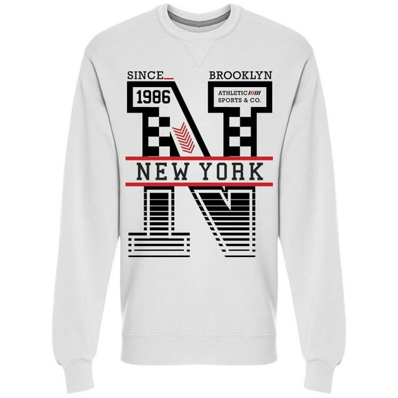 Ny Brooklyn Since 1986 Sweatshirt Men -Image by Shutterstock, Male XX-Large