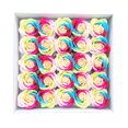 thumbnail image 1 of 25 Jabones de Baño con Flores de Rosas Multicolores, Jabón de Rosas en Caja de Regalo, Regalo para Aniversario/Cumpleaños/Boda/Día de San Valentín/Día de la Madre/Orgullo, 1 of 5