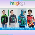 thumbnail image 2 of Minecraft Mobs Creeper Zombie Enderman Fleece Pullover Hoodie Little Kid to Big Kid, 2 of 5