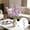 D#44, variant on White Flocked Artificial Sweet Pea Flowers, 24.4 Inch Faux Silk Floral Stems for Wedding Centerpiece and Home Decor, Realistic Layered Petals Stems
