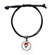 constellation luck tendency sagittarius zeuss uu bracelet leather wristband black jewelry