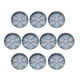 thumbnail image 2 of 10 platillos resistentes para macetas, ideales para jardín, patio o balcón. Gris, 2 of 8