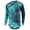 Green, variant on Qingpeng Men's Tie Dye Print Crewneck Long Sleeve Gym T-Shirt Casual Tops