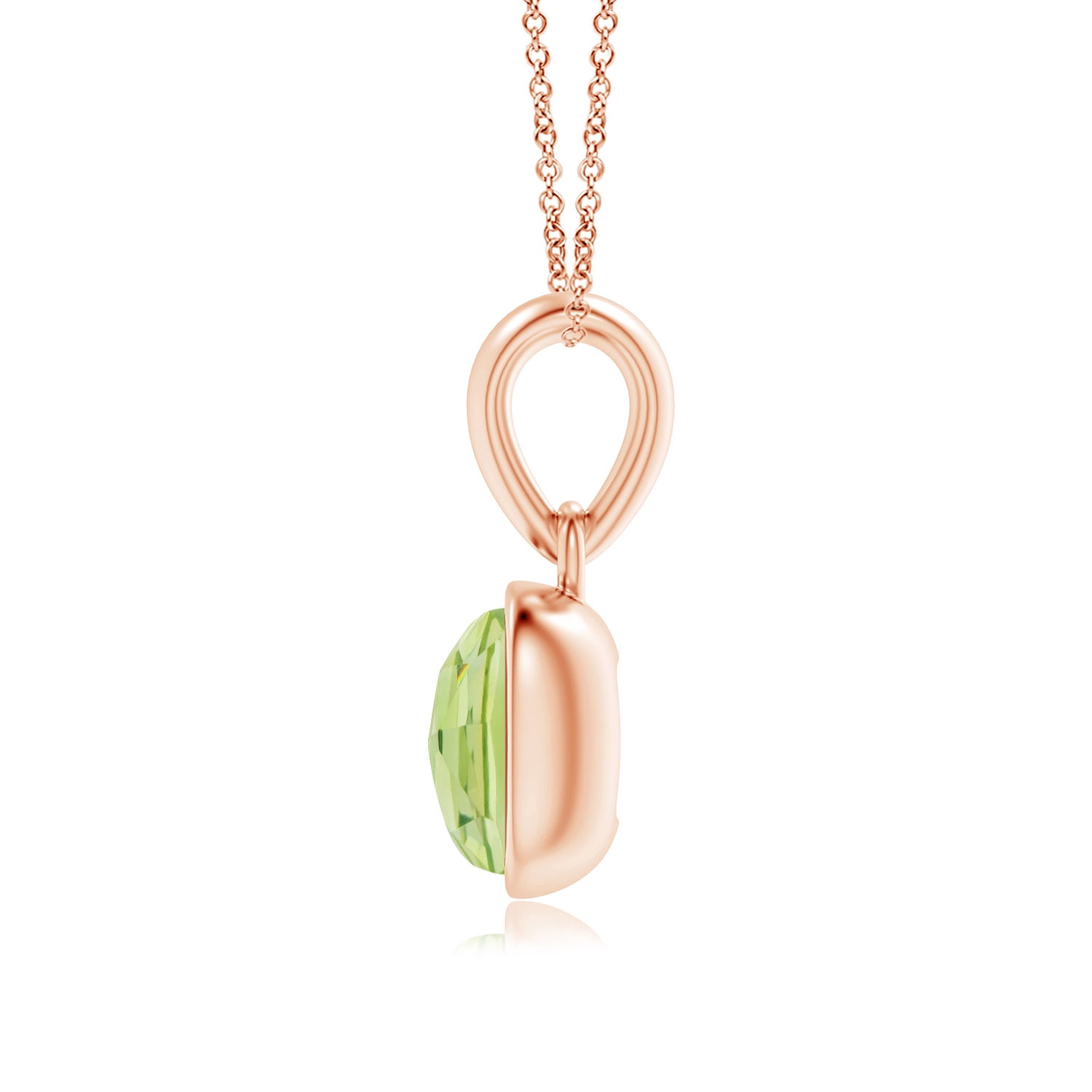 Angara Mother S Day Jewelry Rectangular Cushion Peridot Angara Mother S Day Jewelry Rectangular Cushion Peridot Solitaire Pendant In 14k White Gold 5mm Sp1225p Wg Aaa 5 Com