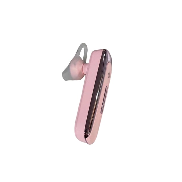 Sidaley Auriculares inalámbricos compatibles con Bluetooth V5.0 Auriculares de negocios Botón de control Auriculares de conducción Estéreo 50 horas Cables de audio/vídeo Rosado