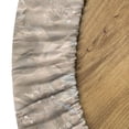 thumbnail image 5 of Ambesonne Nature Fitted Round Tablecloth, Grunge Meadow Leaves Pattern, 40"- 44" Diameter, Ceil Blue Eggshell Beige, 5 of 5