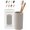 Light Grey, variant on Fast-Drying Diatomite Toothbrush Holder - Bathroom Countertop Organizer Stand for Toothpaste, Makeup Brushes, Razors & Accessories (Mint)