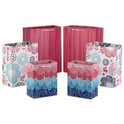 Hallmark Assorted Colors Baby Shower Gift Bags, 6 Count