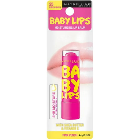 Maybelline Baby Lips Moisturizing Lip Balm 25 Pink Punch 0.15