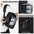 thumbnail image 5 of RAINSMORE 14 Inch Laptop Bag Camera Backpack with Rain Cover Anti Theft Travel Case Waterproof Large Capacity Photography Backpack,Black, 5 of 8