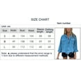 thumbnail image 5 of Womens Button Down Cropped Corduroy Coat Long Sleeve Distressed Denim Jacket Frayed Hem Shacket Coat Boyfriend Cardigan, 5 of 5