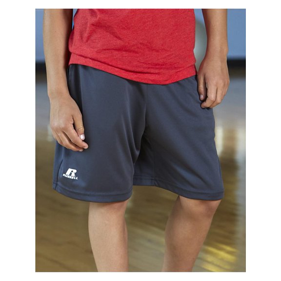 "Russell Athletic Athletics Youth 7"" Essential Pocketed Shorts TS7X2B" Retired