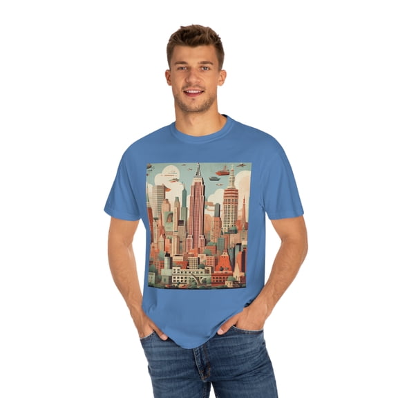 Manhattan New York - City Wanderlust Unisex Adventure Tee